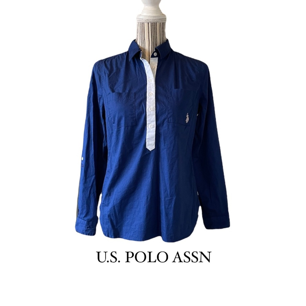 U.S. POLO ASSN. Long Sleeve Polo Casual Shirt S